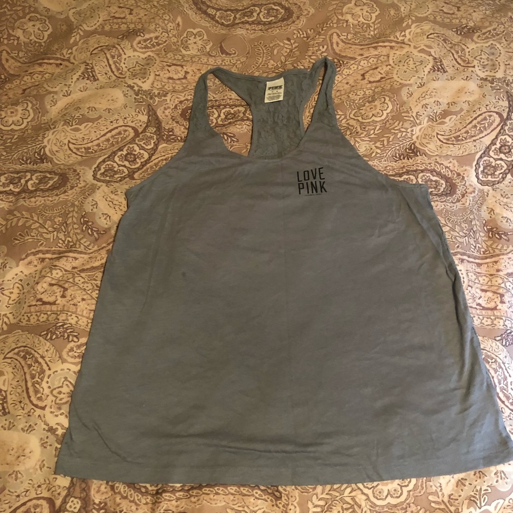 PINK Victoria Secret Laceback Tank M